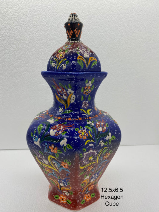Ceramic Hexagon Vase